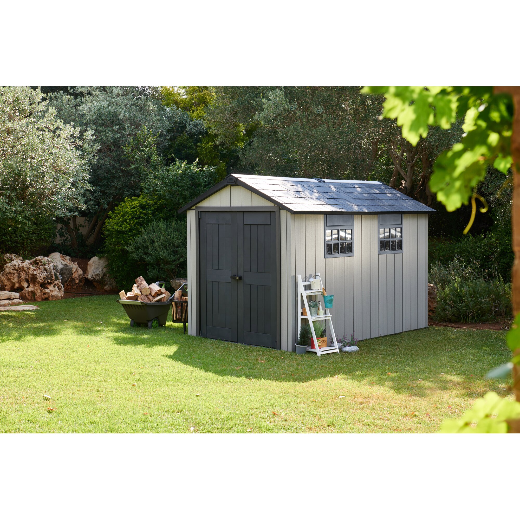 Keter Oakland Plastic Storage Shed &amp; Reviews | Wayfair